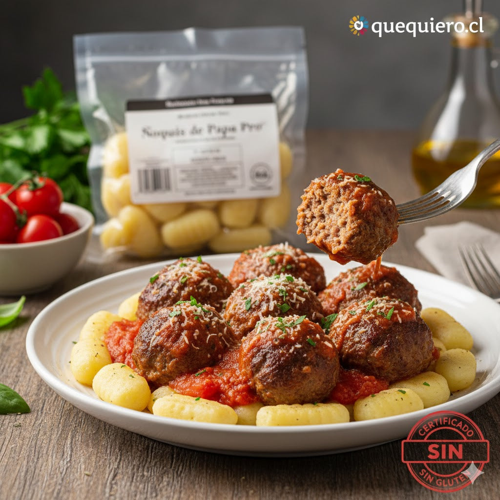 Albóndigas de Vacuno en Pomodoro (100% Sin Gluten)