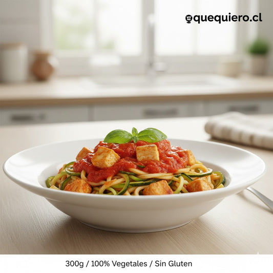 Zoodles "Energía del Huerto" (Pasta de Zapallito)