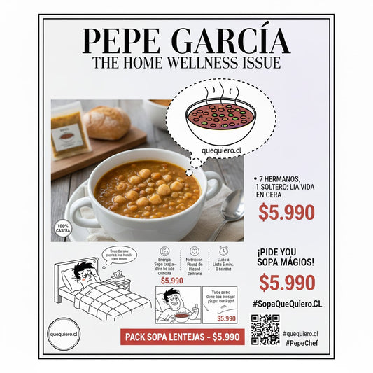 Sopa de Lentejas "Receta del Biobío" – Porción Individual (400g)