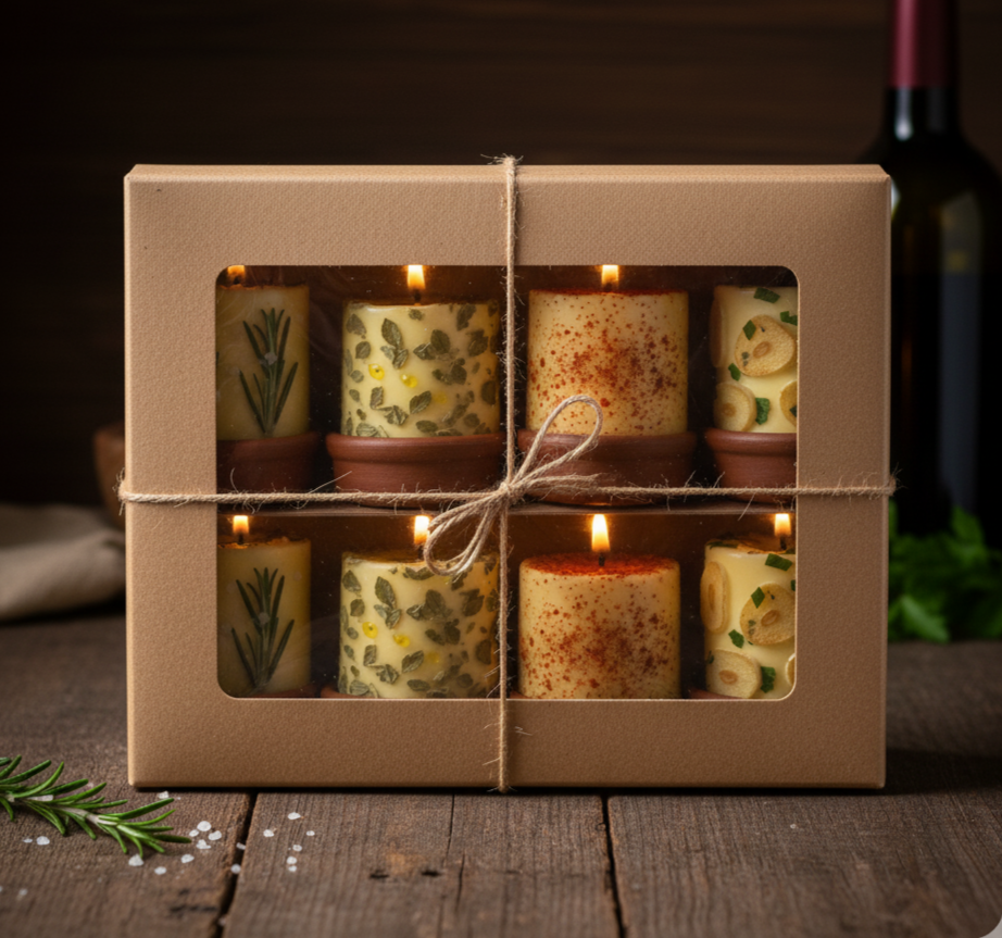 Velas de Mantequilla Aromatizada
