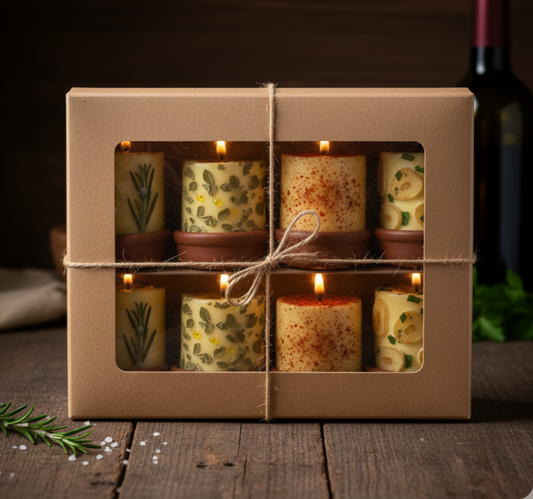 Velas de Mantequilla Aromatizada